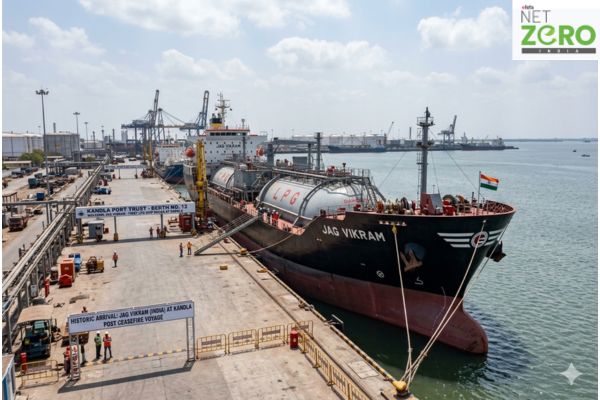 First Indian LPG Ship Jag Vikram Docks at Kandla After US - Iran Ceasefire