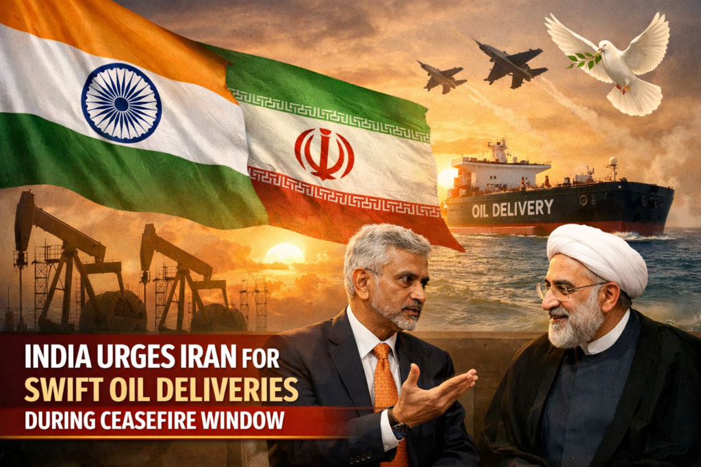 India Urges Iran For Swift Oil Deliveries During The Ceasefire Window