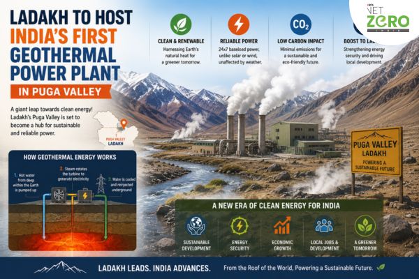 Ladakh to Host India’s First Geothermal Power Plant in Puga Valley