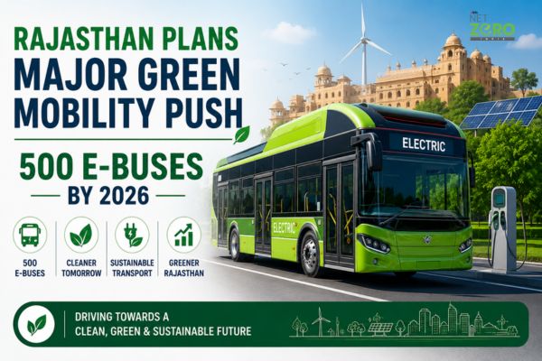 Rajasthan Plans Major Green Mobility Push with 500 E-Buses by 2026