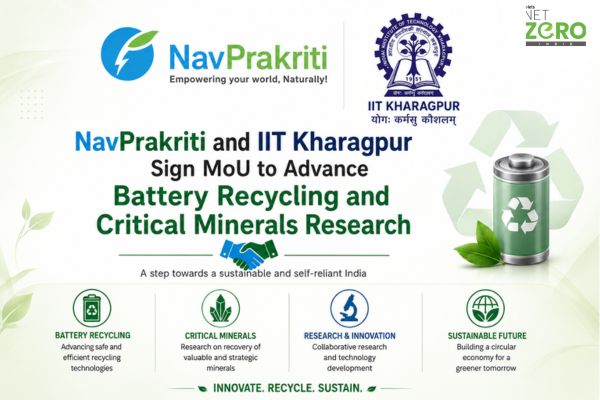 NavPrakriti and IIT Kharagpur Sign MoU to Advance Battery Recycling and Critical Minerals Research