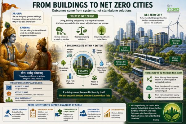 When Arjuna Asked About Net Zero