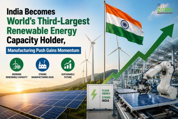 India Becomes World’s Third-Largest Renewable Energy Capacity Holder, Manufacturing Push Gains Momentum