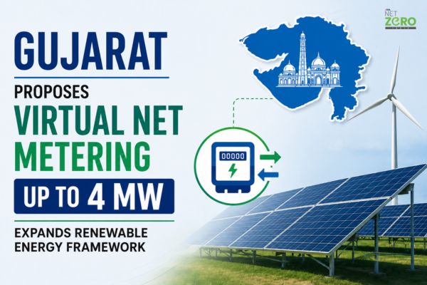 Gujarat Proposes Virtual Net Metering Up to 4 MW, Expands Renewable Energy Framework