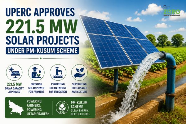 UPERC Approves 221.5 MW Solar Projects Under PM-KUSUM Scheme