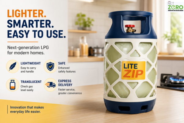 BharatGas Launches Lite ZIP Lightweight LPG Cylinder, Expansion Planned Across 100 Cities