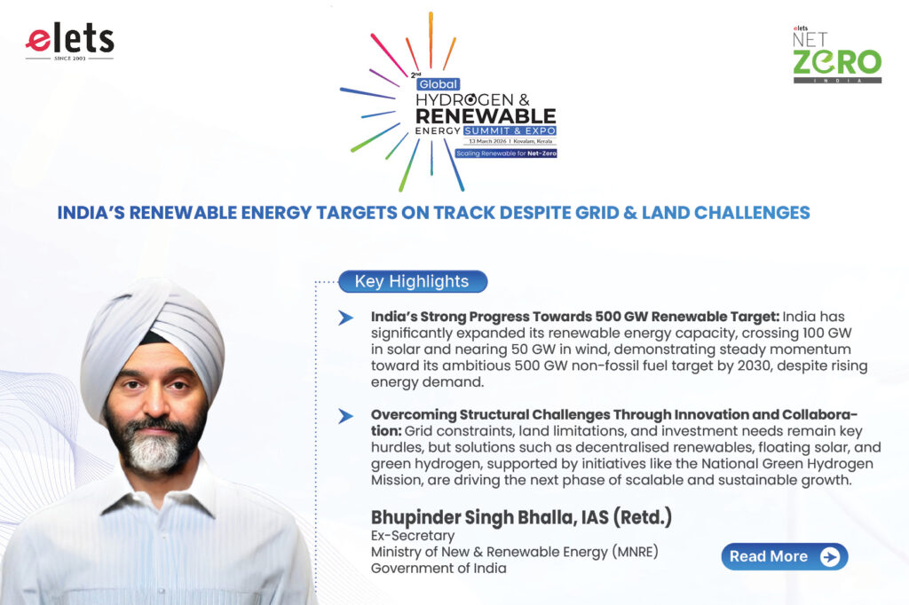 India’s Renewable Energy Targets on Track Despite Grid & Land Challenges