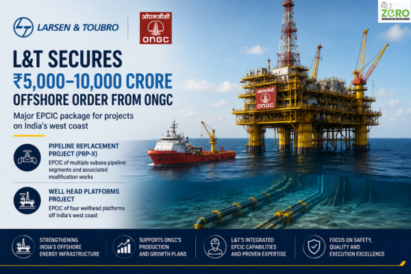 L&T Secures ₹5,000–10,000 Crore Offshore Order from ONGC