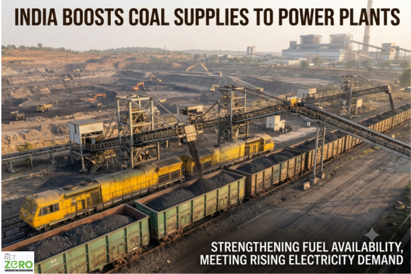 India Steps Up Coal Supplies to Power Plants as Demand Rises, Stocks Tighten