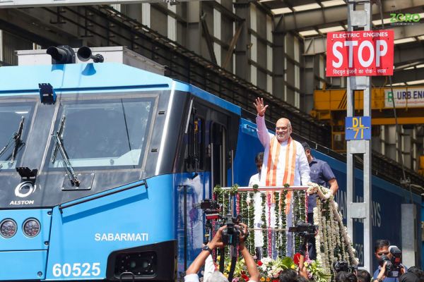 Amit Shah Flags Off India’s First LNG-Powered Train in Gujarat