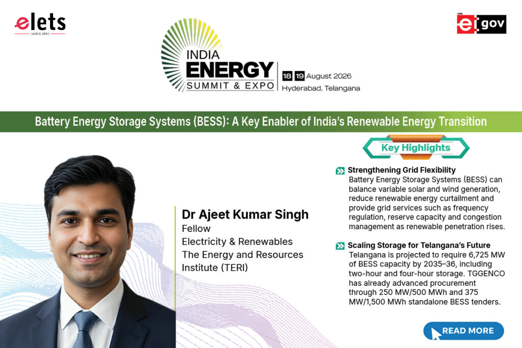 Battery Energy Storage Systems (BESS): A Key Enabler of India's Renewable Energy Transition