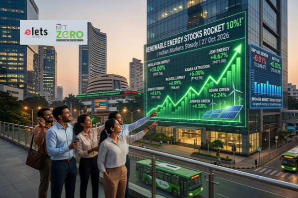 Renewable Energy Stocks Experience a Remarkable 10% Increase While Indian Benchmark Indices Hold Steady (27 October 2026)